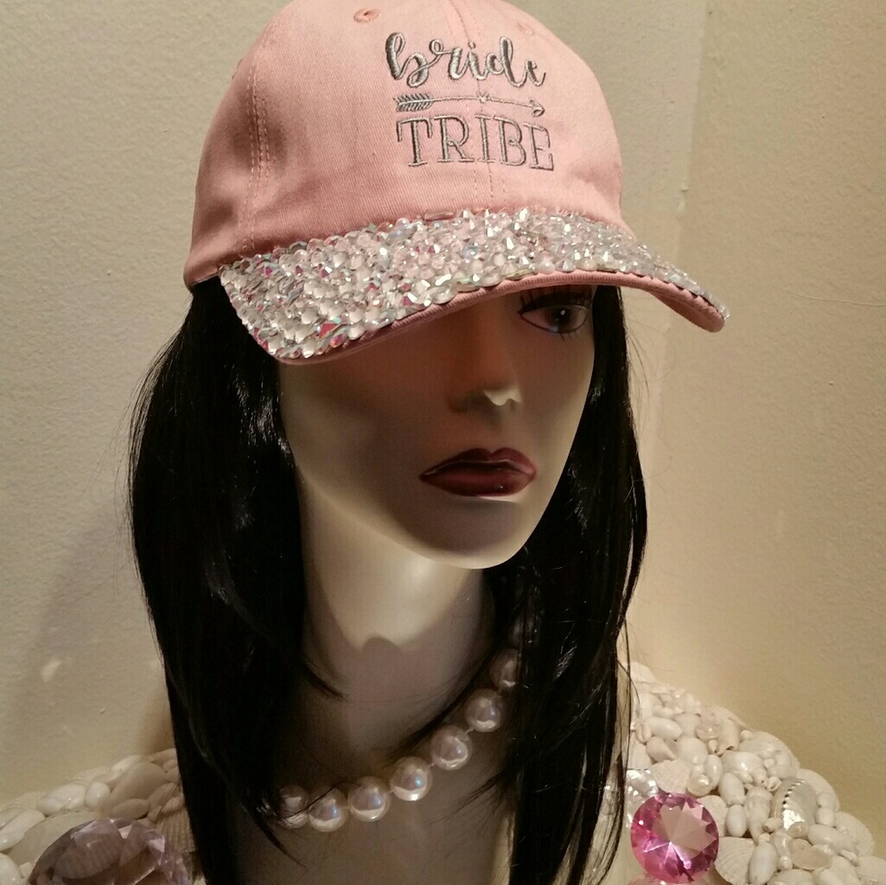 Swarovski Crystal Bridal Bling Hat - Picture 3 of 6